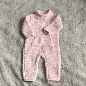 LIKE NEW- Cozy Pink Kids One Piece jumper